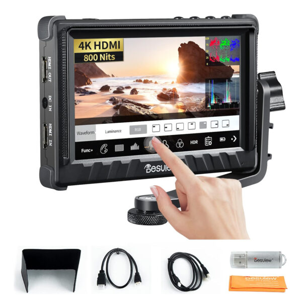 Monitor De Campo Desview R5ii 5.5 Hdmi 4k Para Camaras Dslr