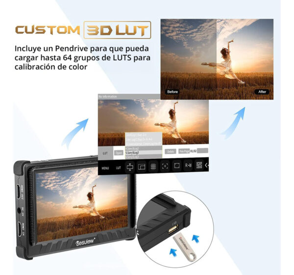 Monitor De Campo Desview R5ii 5.5 Hdmi 4k Para Camaras Dslr - Image 4