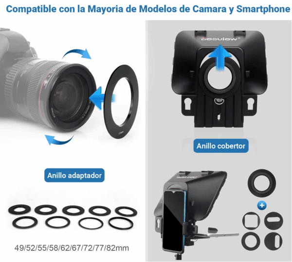 Desview T3 Teleprompter Portatil 11  Tablets Y Celulares - Image 4