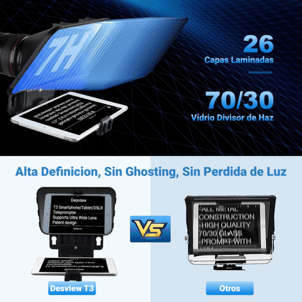 Desview T3 Teleprompter Portatil 11  Tablets Y Celulares - Image 5
