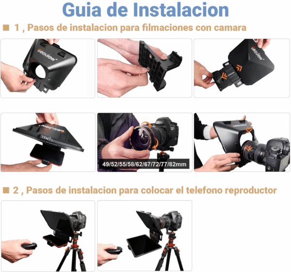 Desview T3 Teleprompter Portatil 11  Tablets Y Celulares - Image 6
