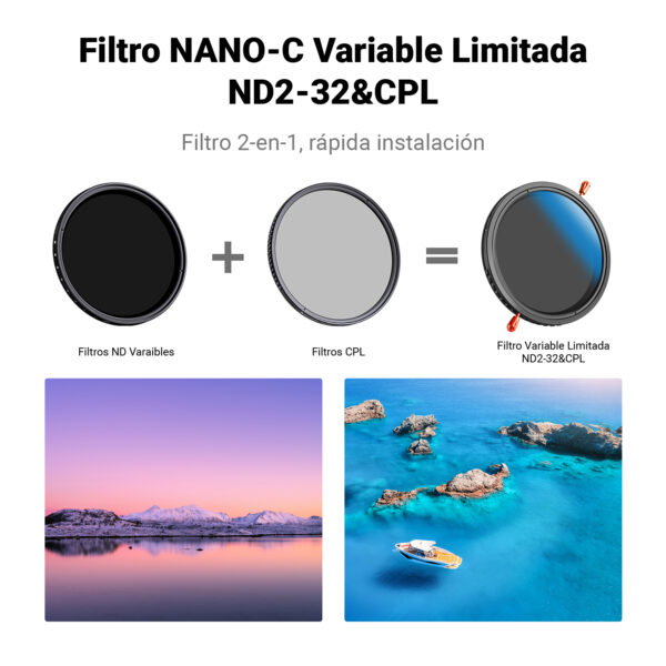 Filtro K&F Concept CPL & ND2-32 Linea C - Image 2