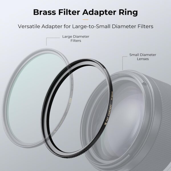 Anillo Adaptador ampliador para filtros de lentes K&F Concept - Image 2