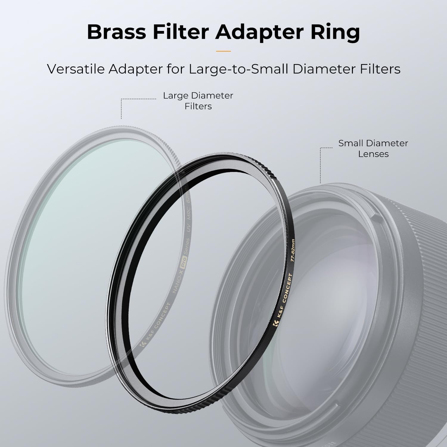 Anillo Adaptador ampliador para filtros de lentes K&F Concept - Image 2